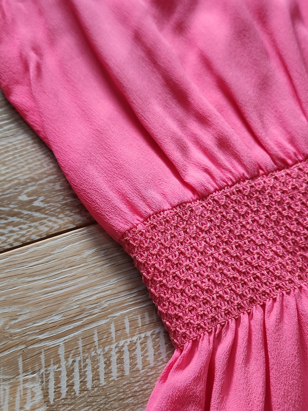 Babaton Pink Sleeveless Smocked Waist Dress - Picture 2 of 5